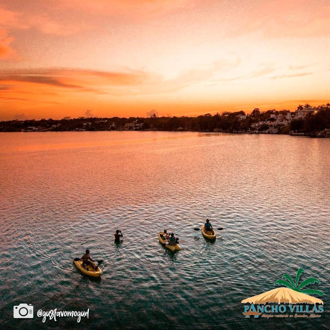 Hotel Pancho Villas Bacalar - Kayyaks Gratis Esterno foto